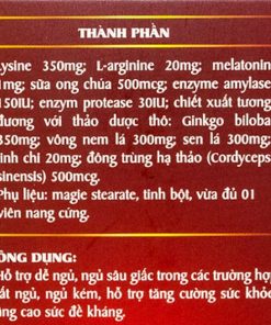 Alternative view of Viên Uống Hỗ Trợ Dễ Ngủ Trùng Thảo Ngủ Tốt Newstar