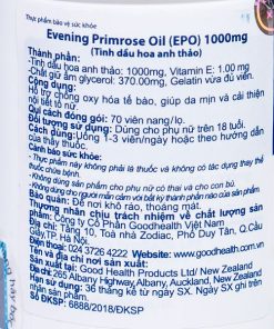 Alternative view of Viên Uống Tinh Dầu Hoa Anh Thảo Evening Primrose Oil (Epo) 1000Mg Goodhealth