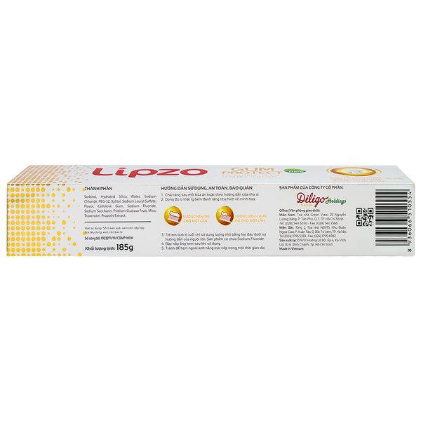 Kem Đánh Răng Lipzo Gum Protect 185G - Ảnh 2